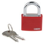 ABUS Key Weatherproof Aluminium, Steel Safety Padlock, 6.5mm Shackle, 43mm Body