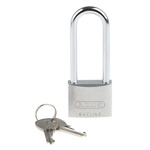 ABUS 64TI Key Weatherproof Titanium Weatherproof Padlock, 6.5mm Shackle, 40mm Body