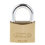 ABUS Key Weatherproof Brass, Steel Padlock, Keyed Alike, 6mm Shackle, 65mm Body