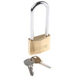 ABUS Key Weatherproof Brass, Steel Padlock, Keyed Alike, 8mm Shackle, 65mm Body