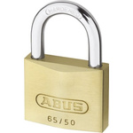 ABUS Key Weatherproof Brass, Steel Padlock, Keyed Alike, 6mm Shackle, 65mm Body