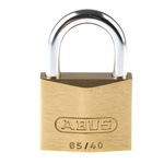 ABUS Key Weatherproof Brass, Steel Padlock, 6.5mm Shackle, 40mm Body