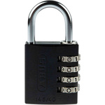 ABUS 145/40 Combination Weatherproof Aluminium Combination Padlock, 6mm Shackle, 41.5mm Body