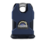 Squire Key Weatherproof Hardened Steel Padlock, 10mm Shackle, 50mm Body