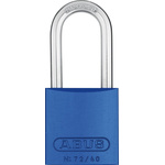 ABUS Key Weatherproof Aluminium, Steel Safety Padlock, 6.5mm Shackle, 39mm Body