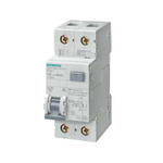 Siemens RCBO - 2P, 6 kA, 15 kA Breaking Capacity, 30mA Trip Sensitivity, 5SU1 Series