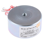 Mecalectro Holding Magnet, 1450N Holding Force 24V dc