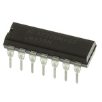 LM339N/NOPB Texas Instruments, Quad Comparator, Open Collector O/P, 1.3μs 3 → 28 V 14-Pin MDIP