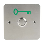 RS PRO Stainless Steel Round Push Button
