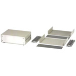 Hammond 1402 Grey Aluminium Instrument Case, 99 x 254 x 185mm