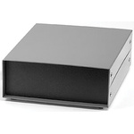 Hammond 1458 Black, Aluminium & Steel Metal Case, 203 x 254 x 101mm