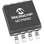 MCP6562T-E/MS Microchip, Dual Comparator & Voltage Reference, Push-Pull O/P, 56ns 8-Pin MSOP