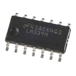 LM339M/NOPB Texas Instruments, Quad Comparator, Open Collector O/P, 1.3μs 3 → 28 V 14-Pin SOIC