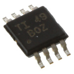 XTR117AIDGKT Texas Instruments, 4 → 20 mA Current Loop Transmitter 5V 380kHz 8-Pin MSOP