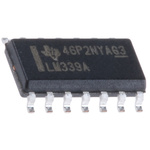 LM339ADR Texas Instruments, Quad Comparator, Open Collector O/P, 1.3μs 3 → 28 V 14-Pin SOIC