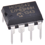 MCP6542-E/P Microchip, Dual Comparator, Push-Pull O/P, 1.6 to 5.5 V 8-Pin PDIP