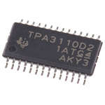 Texas Instruments, 2-ChannelAudio15W, 28-Pin HTSSOP TPA3110D2PWP