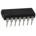 MCP6024-I/P Microchip, Precision, Op Amp, RRIO, 10MHz, 3 V, 5 V, 14-Pin PDIP