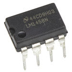 LM1458N/NOPB Texas Instruments, Op Amp, 1MHz, 8-Pin MDIP