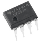 LF353P Texas Instruments, Op Amp, 3MHz, 8-Pin PDIP