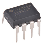 TL062CP Texas Instruments, Op Amp, 1MHz, 8-Pin PDIP