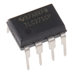 TLC271CP Texas Instruments, Op Amp, 1.7MHz, 5 → 15 V, 8-Pin PDIP