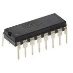 INA103KP Texas Instruments, Instrumentation Amplifier, 30μV Offset 6MHz, 16-Pin PDIP