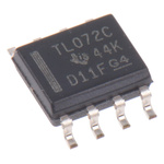 TL072CD Texas Instruments, Op Amp, 3MHz, 8-Pin SOIC