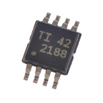 INA332AIDGKR Texas Instruments, Instrumentation Amplifier, 8mV Offset 2MHz, 2.5V to 5.5V V, 8-Pin VSSOP