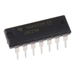 LM224N Texas Instruments, Precision, Op Amp, 1.2MHz, 5 → 28 V, 14-Pin PDIP