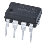 LMC6482IN/NOPB Texas Instruments, Op Amp, RRIO, 1.5MHz, 5 → 15 V, 8-Pin MDIP
