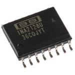 INA2128UA Texas Instruments, Instrumentation Amplifier, 125μV Offset 1.3MHz, 16-Pin SOIC