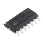 LM324DT STMicroelectronics, Low Power, Op Amp, 1.3MHz, 5 → 28 V, 14-Pin SOIC