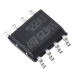TS922AIDT STMicroelectronics, Audio, Op Amp, RRIO, 4MHz, 3 → 9 V, 8-Pin SOIC