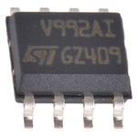 TSV992AIDT STMicroelectronics, Op Amp, RRIO, 20MHz, 2.5 → 5.5 V, 8-Pin SOIC