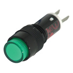 Idec Green Indicator, Solder Termination, 24 V ac/dc, 10.1mm Mounting Hole Size