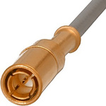 Cinch Connectors 75Ω Straight Cable Mount SMB ConnectorBulkhead Fitting, Plug