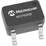 MCP6006UT-E/LT Microchip, Operational Amplifier, Op Amp, RRIO, 1MHz, 5.5 V, 5-Pin SC70-5