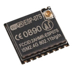RF Solutions ESP-07S 3 to 3.6V WiFi Module, FTP, HTTP, IPv4, TCP/IP GPIO, HSPI, I2C, I2S, IR, PWM, UART