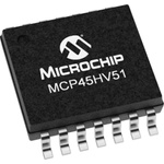 MCP45HV51-103E/MQ, Digital Potentiometer 10kΩ 256-Position Linear Serial-I2C 20 Pin, QFN