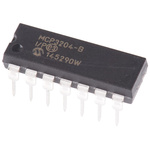 Microchip, Quad 12-bit- ADC 100ksps, 14-Pin PDIP