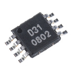 Texas Instruments, DAC 16 bit-, 93ksps, -1.25%FSR Serial (SPI/QSPI/Microwire), 8-Pin MSOP