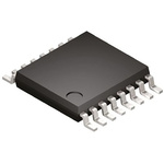 Analog Devices, DAC Quad 12 bit-, 125ksps, ±1.25%FSR Serial (SPI/QSPI/Microwire), 16-Pin TSSOP