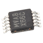 Texas Instruments, DAC Quad 12 bit- -0.75%FSR Serial (SPI/QSPI/Microwire), 10-Pin MSOP