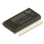 Texas Instruments, Audio DAC Dual 24 bit-, 192ksps, 6%FSR Serial (I2C/SPI), 28-Pin SSOP