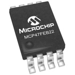 Microchip, DAC Dual 12 bit- 4.5LSB Serial (I2C), 8-Pin TSSOP