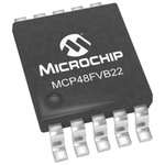 Microchip, DAC Dual 12 bit- 70LSB Serial (SPI), 10-Pin MSOP