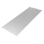 19-inch Front Panel, 1U, 84HP, Grey, Aluminium