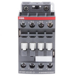 ABB AF Series Contactor, 24 V ac/dc Coil, 4-Pole, 7 A, 4 kW, 4NO, 690 V ac