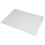 19-inch Front Panel, 8U, , Ventilated, Grey, Aluminium